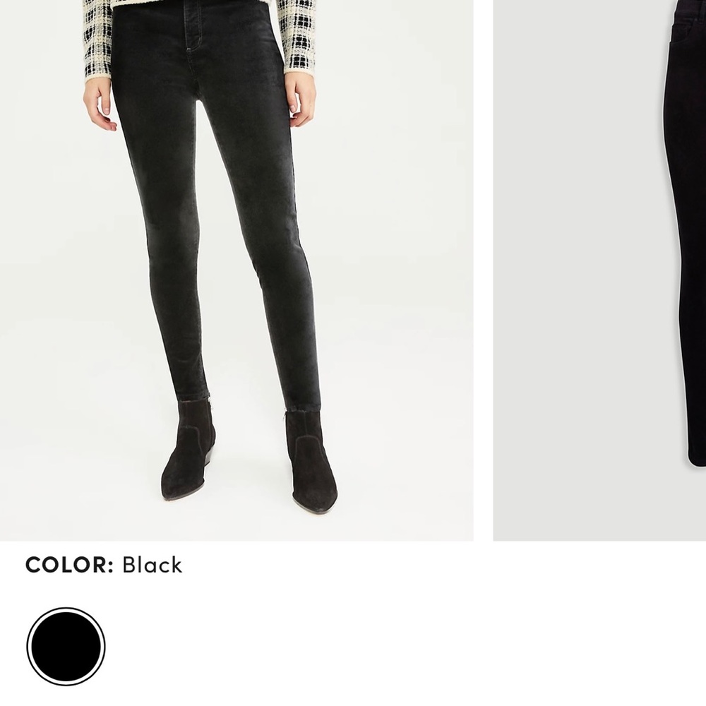 Black Velvet High Waisted Sculpting Jean